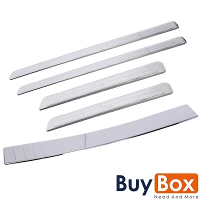 Protector de borde de carga listones de entrada cromo acero inoxidable para VW Passat Variant 2014-2024 - Imagen 1 de 4