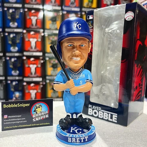 GEORGE BRETT Kansas City Royals "Knucklehead" Special Edition MLB Bobblehead Cover