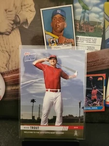 2019 Topps Now Road To Opening Day Promo Mike Trout LA Angels #NNO - Picture 1 of 10