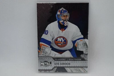 Ilya Sorokin #141 - 2020-21 Skybox Metal Universe - NY Islanders - Rookie RC - Image 1 of 2