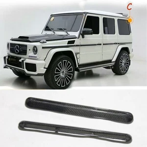 Carbon Fiber C Pillar Rear Window Vent Trim For Benz W463 G500 G63 AMG 2002-2018 - Bild 1 von 10