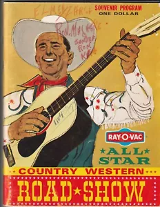 1967 Ray O Vac All Star Country Western Road Show Souvenir Program Autographed - Picture 1 of 4