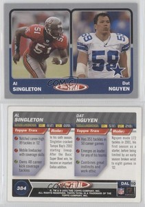 2003 Topps Total Silver Alshermond Singleton Dat Nguyen #384 Rookie RC