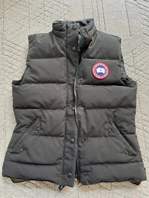 CANADA GOOSE Women's Free Style Vest Black Canada Medium 2832L - Image 1 of 4