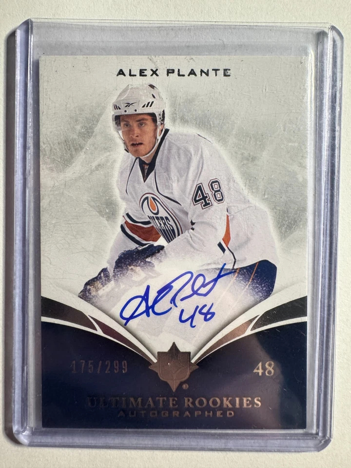 K315,083 - 2010-11 Ultimate Collection #114 Alex Plante Auto #/299 RC - Image 1 of 1