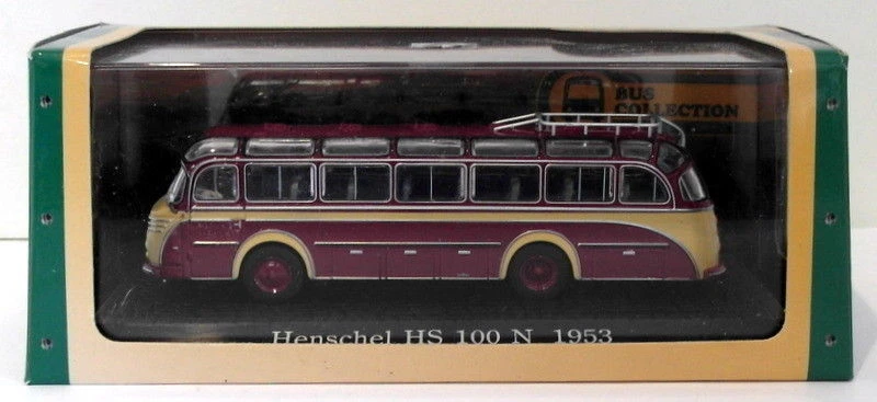 Atlas Editions 1/76 Scale Diecast 7 163 103 - 1953 Henschel HS 100 N - Maroon - Photo 1/4