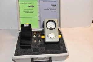 BIRD Thruline Wattmeter + Series 8000 LOAD RESISTOR with Slugs Case and Manuals - Photo 1/11