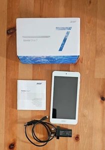 Acer Iconia One 7. White. Used: Read description - Picture 1 of 4