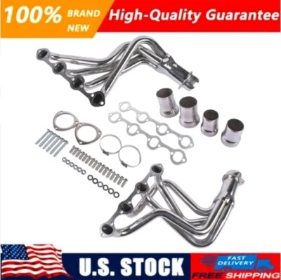 Cabezales colector de escape de acero inoxidable V8 5,0 L para Ford F-100 1969-1979 302 W Foto 1 de 4