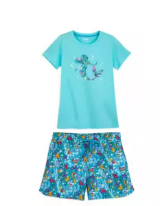 Disney Store Vera Bradley Ariel la Sirenita Oveja Pantalones Cortos Camisa 2022 NUEVO - Imagen 1 de 15