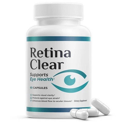 Retina Clear Vision Support Supplement – Eye Health Formula with Lutein, Zeaxant