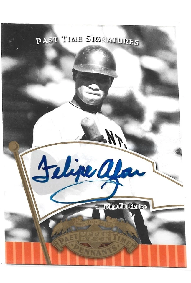 Autographed Felipe Alou Upper Deck card - Image 1 of 1