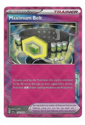 Maximum Belt 154/162 SV05: Temporal Forces Holo Pokemon TCG - NM - Image 1 of 2