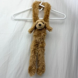 K&M International Hanging Dog 16" Plush Stuffed Toy Brown - Picture 1 of 10