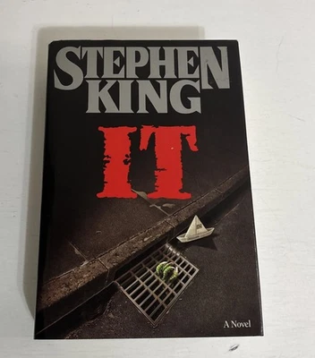 It A Novel By Stephen King (1986, Hardcover Book) 1st Ed Water Damage See Photos - Image 1 of 4