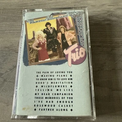Dolly Parton, Emmylou Harris, Linda Ronstadt: Trio (1987) Cassette Tape - Image 1 of 4