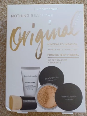 bareMinerals Original Mineral Foundation 4-Piece Get Started Kit Medium Beige 12 - Image 1 of 4