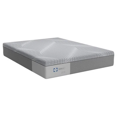 SEALY 12-IN MEDIUM KING MEMORY FOAM MATTRESS IN A BOX - GRAY - Image 1 of 4