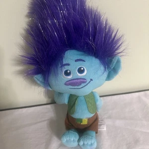 Dreamworks Troll World Tour 9 Zoll Plüschpuppe lila Haare - Bild 1 von 3