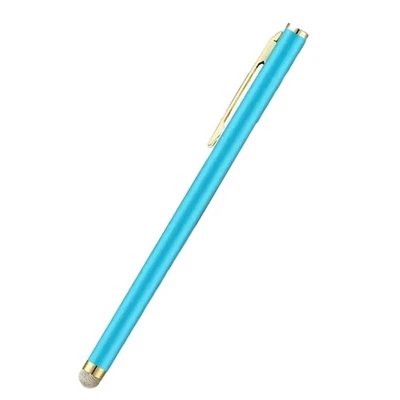 Metal Styluses Pen With Conductive Fabric Tip Golden Clip For TouchScreens - Image 1 of 4