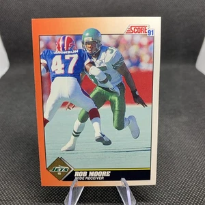 1991 SCORE ROB MOORE #403 NEW YORK JETS - Picture 1 of 2