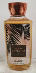 Bath & Body Works Coco Paradise Aloe + Gel Doccia Vitamina E 10 oz Nuovo - Foto 1 di 4