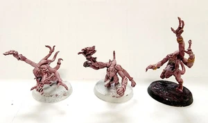 3 Warhammer Old World, Chaos Pink Horror, Horreur Rose, Tzeentch, Demon, Plastic - Picture 1 of 5