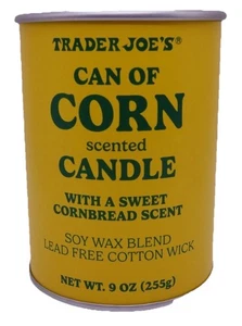 Trader Joe's - Can of Corn Scented Candle - Soy Wax Blend - 40 Hours Burn Time - Picture 1 of 6