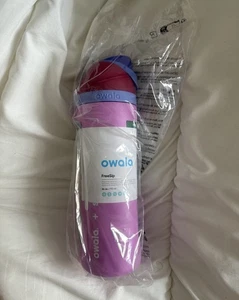 Owala + Starbucks FreeSip 24 OZ Botella de agua de acero inoxidable - Orquídea eléctrica - Imagen 1 de 3