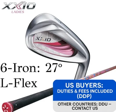 Ladies Dunlop XXIO 11 6-Iron 27° Single Iron L-Flex MP1100L Graphite Women - Image 1 of 4