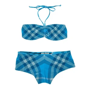 BURBERRY BRIT Bikini Set Türkis Blau XS - Bild 1 von 12