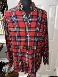 CAMISA POLO RALPH LAUREN, 100% ALGODÓN, MANGA LARGA, HOMBRE CUADROS OXFORD TALLA: L - Imagen 1 de 8