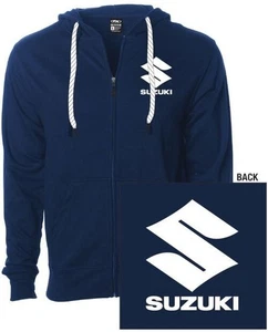 Factory Effex Suzuki Icon Zip-Up Hoodies 28-88454 3050-7081 - Picture 1 of 3
