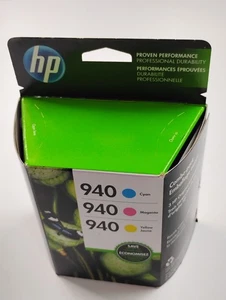 HP 940 (CN065FN140) Ink Cartridge - 3 Pack  exp 2019 - Picture 1 of 4