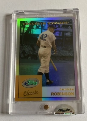 2002  eTopps Classic Jackie Robinson #ETC16  Encased/Uncirculated HOF - Image 1 of 2