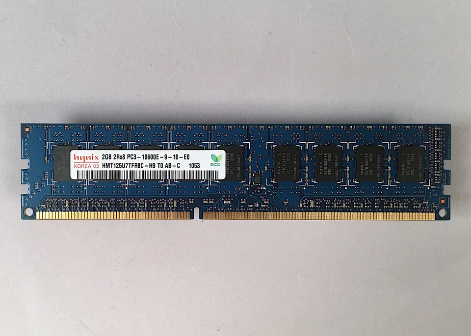 RAM Modules Hynix 1x 2GB PC3-10600E / DDR3 1333MHz ECC SDRAM – Mac Pro - Image 1 of 1