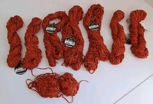 8 Stück Noro Hana 100% Seide Garn Sperrband 40g/96m Made in Japan Rost #8 - Bild 1 von 4