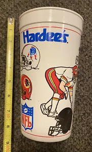 Hardees NFL 1991 Plastic Football Beverage Cup Coca Cola - Picture 1 of 5
