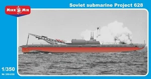Mikromir 350030 Soviet submarine Projekt 628, 1/350 - Picture 1 of 6