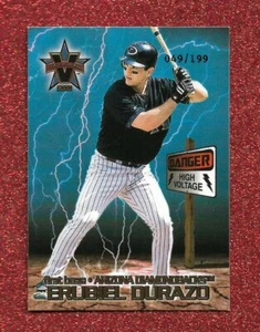 2000 PACIFIC VANGUARD HIGH VOLTAGE GOLD #2 ERUBIEL DURAZO #D 49/199 DIAMONDBACKS - Bild 1 von 1