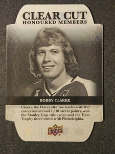 11-12 Bobby Clarke Clear Cut Honored Members #/100 Philadelphia Flyers Legend - Picture 1 of 3