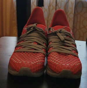 Puma Red N Grey Men Sneakers Sz8.5 Pre-owned Excellent Condition  - Picture 1 of 4