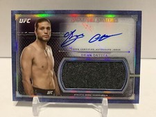 BRIAN ORTEGA 2019 Topps UFC Museum Signature Swatches Jersey Relic Auto #'d /99