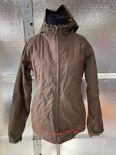 Burton Snowboard Jacket - Womens Small - Brown & Orange - Ski Winter Snow