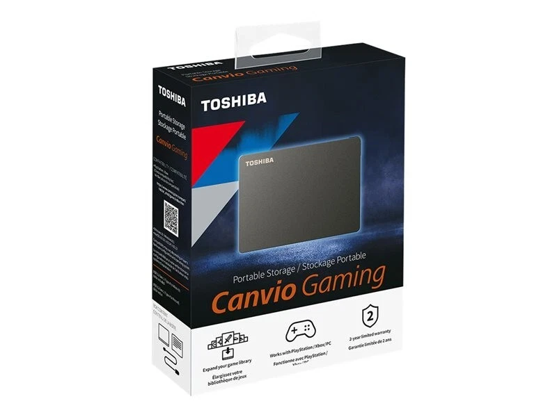 Toshiba Canvio Gaming 2 TB 2.5" HDTX120XK3AA External Hard Drive Black - Image 1 of 1