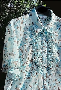 Klass womens frilly blouse size 16 - Picture 1 of 12