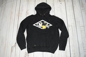 VERY RARE 10 DEEP X BRUTUS COLLAB HOODIE BLACK LOGO SWEATSHIRT SKATE SZ L 2012 - Picture 1 of 6
