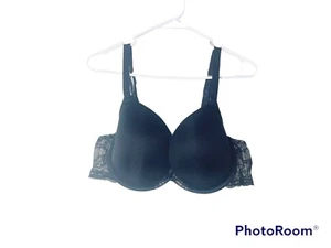 Cacique Lane Bryant Bra 44C Quarterly Lace Plunge Lightly Padded Underwire Sexy - Picture 1 of 12