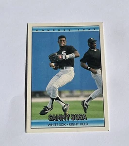 Sammy Sosa 1992 Donruss #740 Chicago White Sox card Error (no . after inc) - Picture 1 of 2