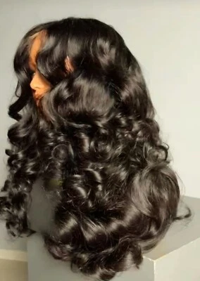 100% Vietnamese Human Hair, SDD, 5x5 HD Bouncy Lace Closure Wig. 210% density. - Image 1 of 4
